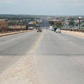 North Main Street on Trinity River