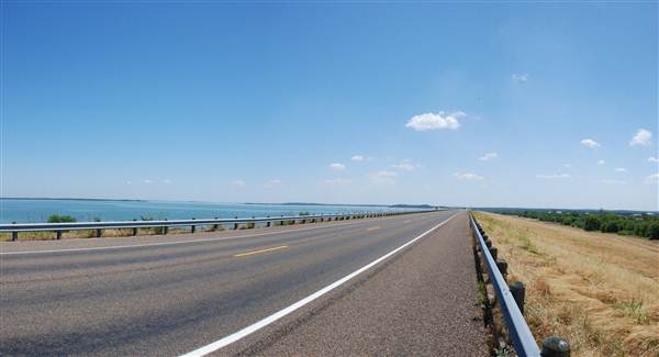 Hwy 377 Over Lake Ray Roberts (5/15/2012)