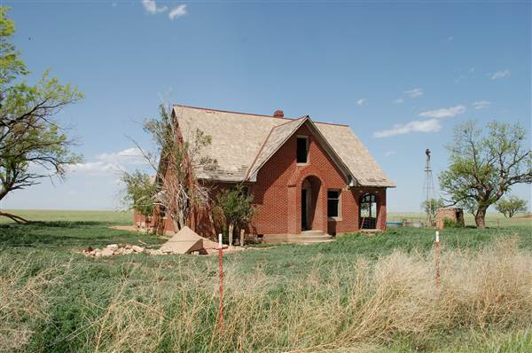 Abandoned House on US 277 at Hwy 2835 (4/29/2014)