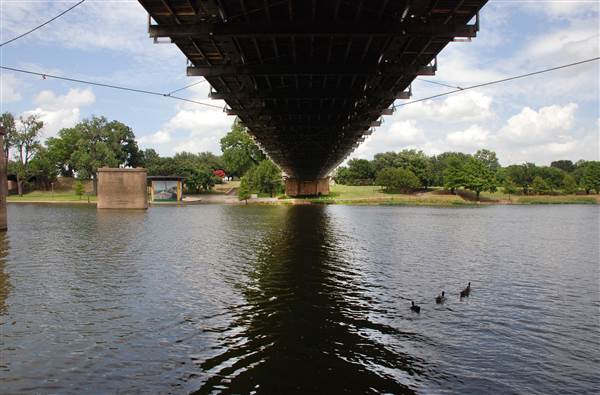 Waco Suspension Bridge and Waco Riverwalk (6/19/2014)