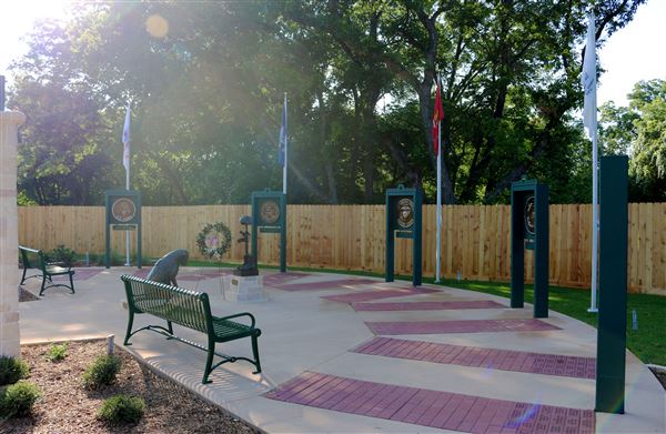 Memorial Lane & Jim Burks Firefighters Memorial Park (6/13/2017 - Credits: City of Granbury)