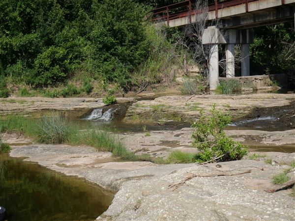 Brazos River at FM 4 Bridge (7/16/2019)