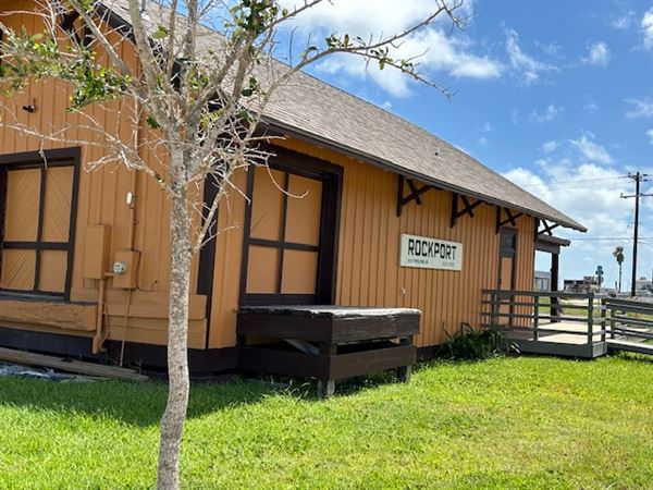 Rockport San Antonio & Aransas Pass Railroad Depot Museum (6/30/2024 - Credits: Jennifer Day)