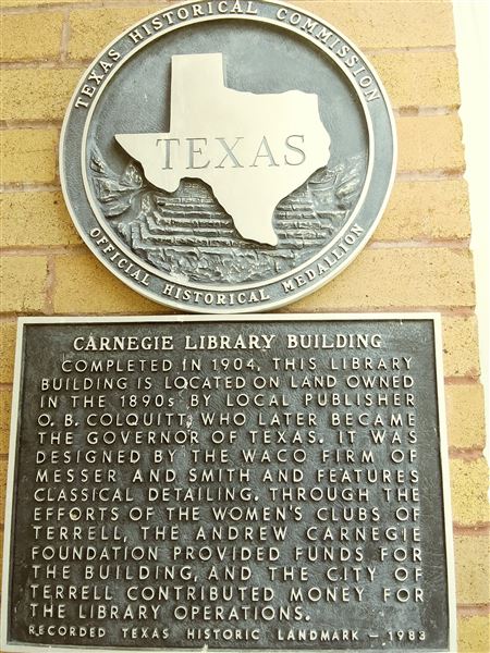 Terrell Heritage Museum in Old Carnegie Library (2/5/2025 5:16:06 PM - Credits: submitted by:)