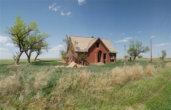 Abandoned House on US 277 at Hwy 2835 (4/29/2014)