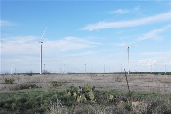 Wind Farm off State HWY 153 (3/25/2015)