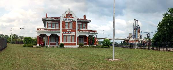 Marshall Amtrak & Depot Museum (5/7/2008)