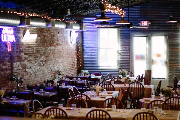 Burton Roadhouse (1/31/2019 - Credits: Interiors by Peachy Val Photography; vintage exterior photo courtesy of Burton Heritage Society; current exterior photo by Rene Gomez; band interior by Mark Herman Reyes)