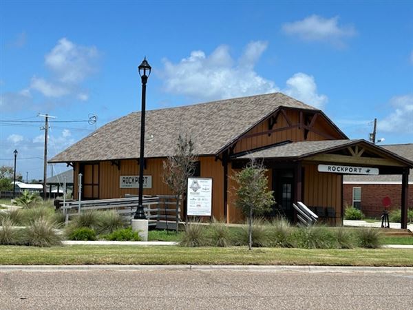 Rockport San Antonio & Aransas Pass Railroad Depot Museum (6/30/2024 - Credits: Jennifer Day)