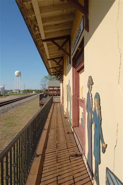 Rural Texas Toursim Center and Depot (3/25/2013)