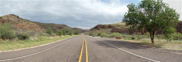 Hwy 118 South of Fort Davis (6/30/2013)