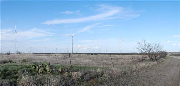 Wind Farm off State HWY 153 (3/25/2015)