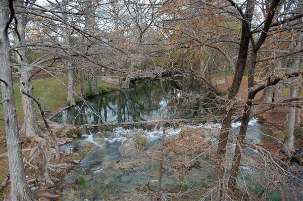 Cypress Creek in Wimberley (12/3/2009)