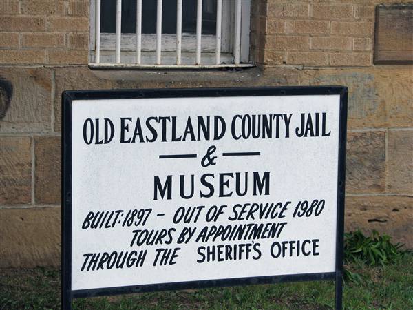 Old Eastland County Jail and Museum (2/1/2010)