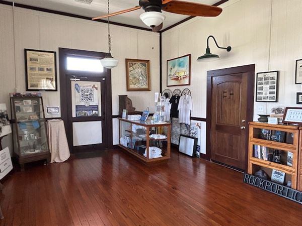 Rockport San Antonio & Aransas Pass Railroad Depot Museum (6/30/2024 - Credits: Jennifer Day)