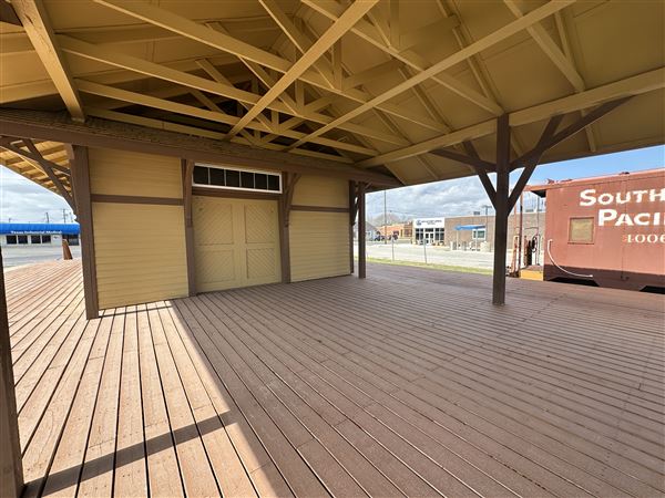 Port Lavaca Train Depot (3/1/2026 - Credits: Tania French)