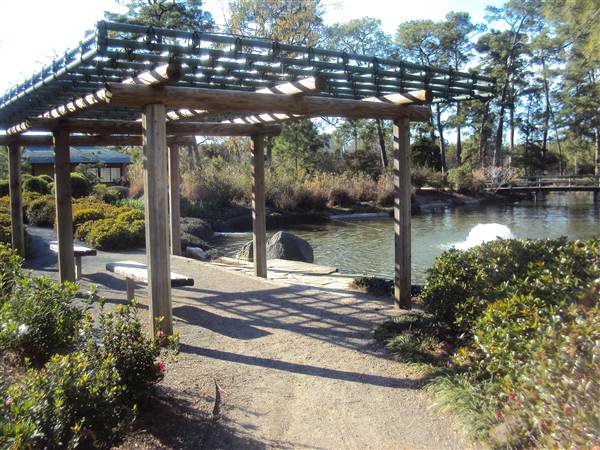 Japanese Garden in Hermann Park (3/7/2013)