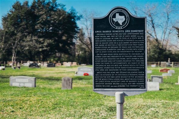Amos Barber Homesite and Cemetery (5/3/2021 - Credits: City of Mont Belvieu)