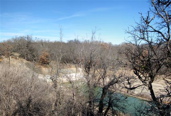 Lake Eastland - Old South Spillway (2/1/2010)