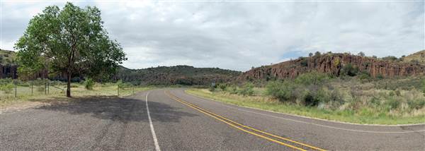 Hwy 118 South of Fort Davis (6/30/2013)