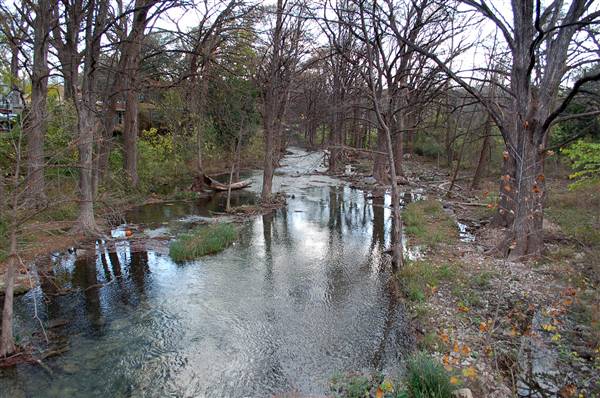 Cypress Creek in Wimberley (12/3/2009)