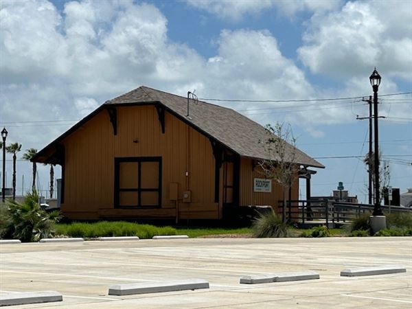 Rockport San Antonio & Aransas Pass Railroad Depot Museum (6/30/2024 - Credits: Jennifer Day)