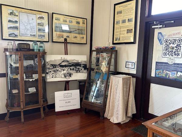 Rockport San Antonio & Aransas Pass Railroad Depot Museum (6/30/2024 - Credits: Jennifer Day)