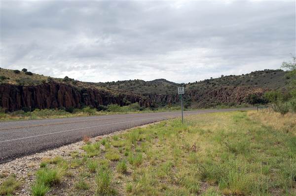 Hwy 118 South of Fort Davis (6/30/2013)