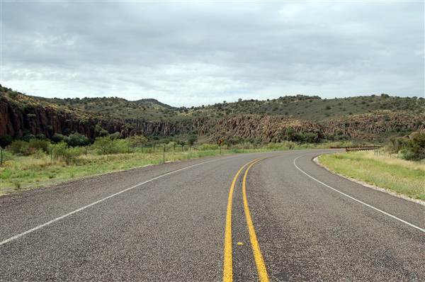 Hwy 118 South of Fort Davis (6/30/2013)