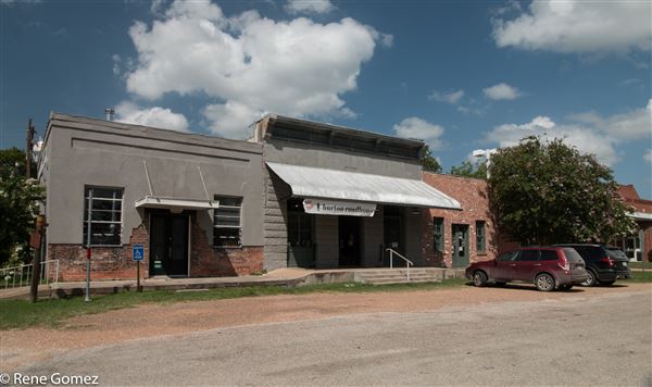Burton Roadhouse (1/31/2019 - Credits: Interiors by Peachy Val Photography; vintage exterior photo courtesy of Burton Heritage Society; current exterior photo by Rene Gomez; band interior by Mark Herman Reyes)