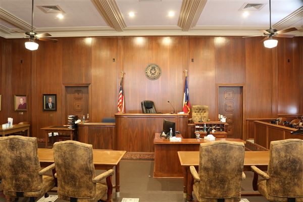 Falls County Courthouse (3/18/2022 - Credits: Bryan LeMeilleur - Director of Tourism and Marketing for the City of Marlin)