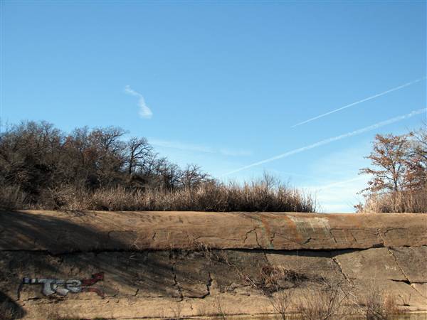 Lake Eastland - Old South Spillway (2/1/2010)