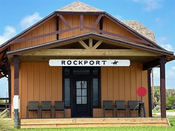 Rockport San Antonio & Aransas Pass Railroad Depot Museum (6/30/2024 - Credits: Jennifer Day)
