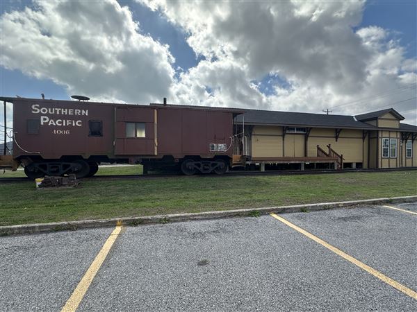 Port Lavaca Train Depot (3/1/2026 - Credits: Tania French)