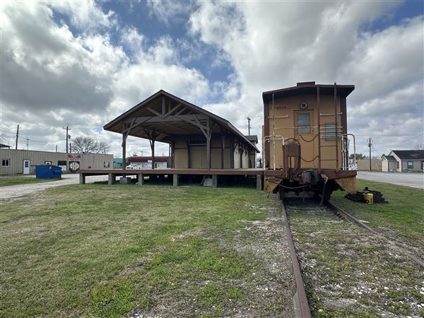 Port Lavaca Train Depot (3/1/2026 - Credits: Tania French)