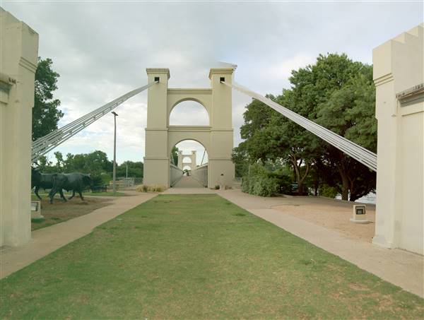 Waco Suspension Bridge and Waco Riverwalk (6/15/2015)