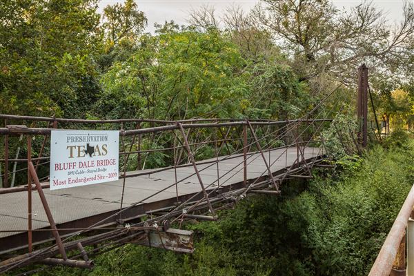 Bluff Dale Suspension Bridge (3/9/2018)