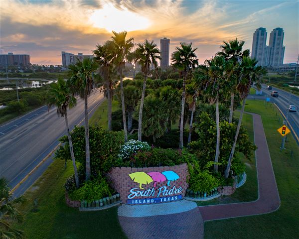 South Padre Island Welcome Sign (2/2/2023 - Credits: South Padre Island Convention and Visitors Bureau)