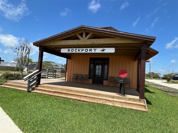 Rockport San Antonio & Aransas Pass Railroad Depot Museum (6/30/2024 - Credits: Jennifer Day)
