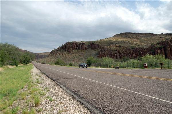 Hwy 118 South of Fort Davis (6/30/2013)