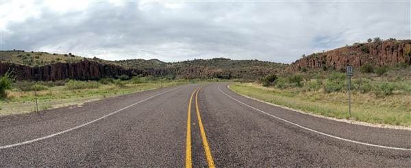 Hwy 118 South of Fort Davis (6/30/2013)