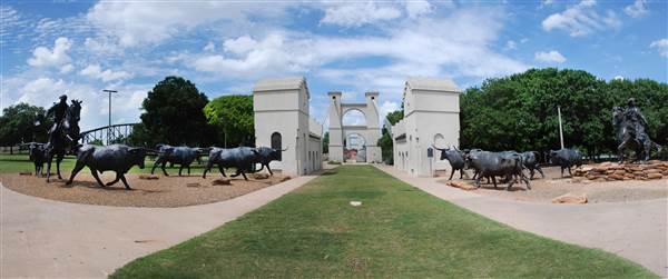 Waco Suspension Bridge and Waco Riverwalk (6/19/2014)
