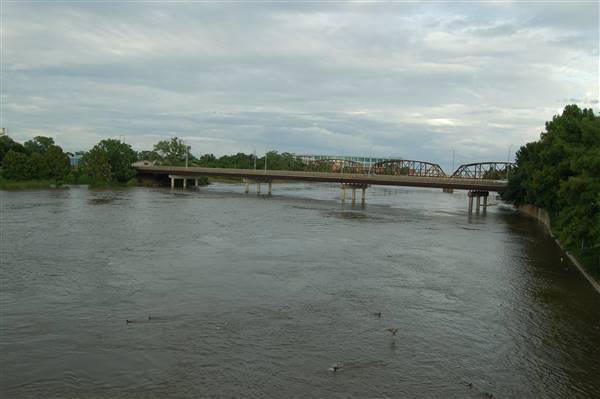 Waco Suspension Bridge and Waco Riverwalk (6/15/2015)