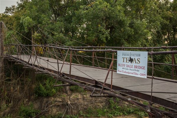 Bluff Dale Suspension Bridge (3/9/2018)
