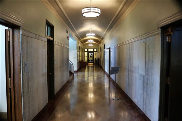 Falls County Courthouse (3/18/2022 - Credits: Bryan LeMeilleur - Director of Tourism and Marketing for the City of Marlin)