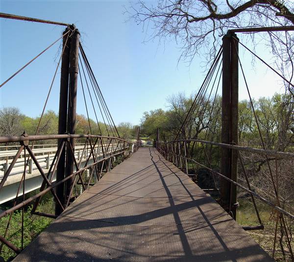 Bluff Dale Suspension Bridge (5/11/2010)