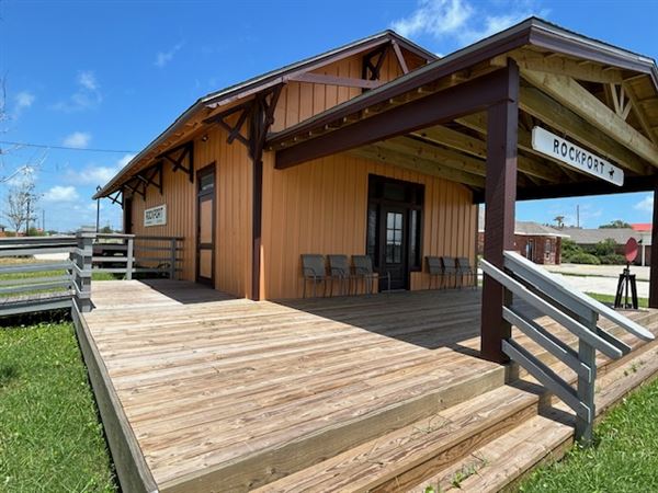 Rockport San Antonio & Aransas Pass Railroad Depot Museum (6/30/2024 - Credits: Jennifer Day)