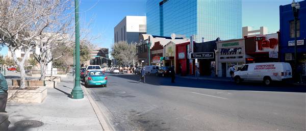 El Paso Downtown - San Antonio Avenue (2/25/2011)