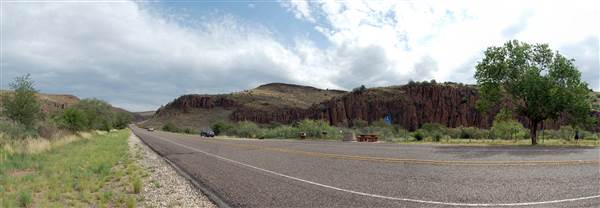 Hwy 118 South of Fort Davis (6/30/2013)