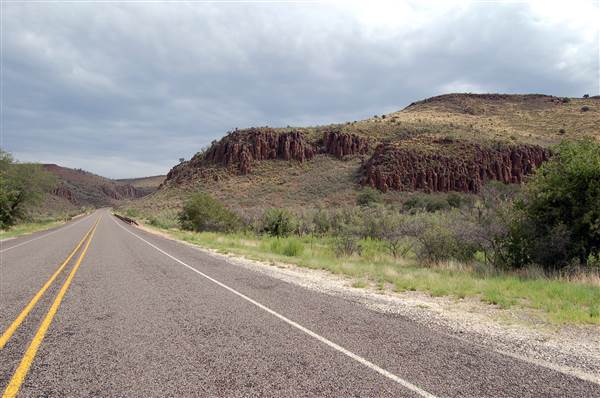 Hwy 118 South of Fort Davis (6/30/2013)